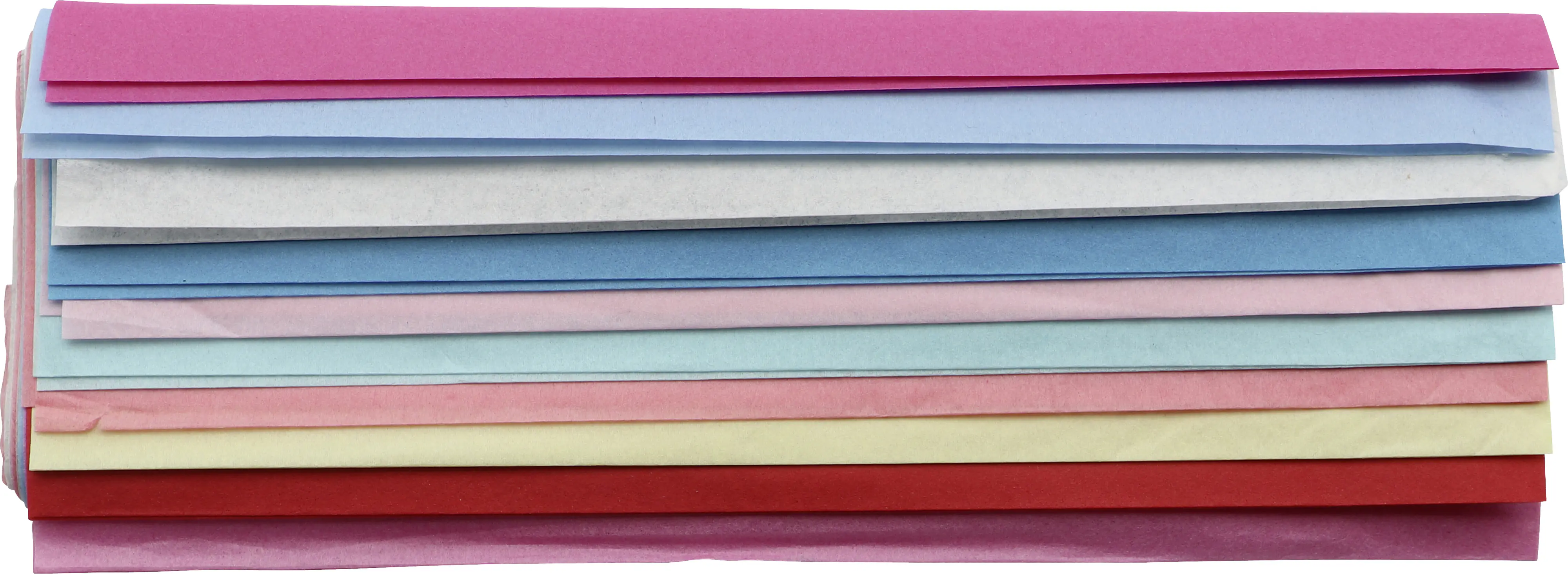 Seidenpapier 50 x 70 cm 10 St matt, 10 verschiedene Farben