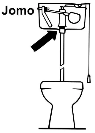 Cornat Glockendichtung Jomo für Spülkästen hochhängend 9 L