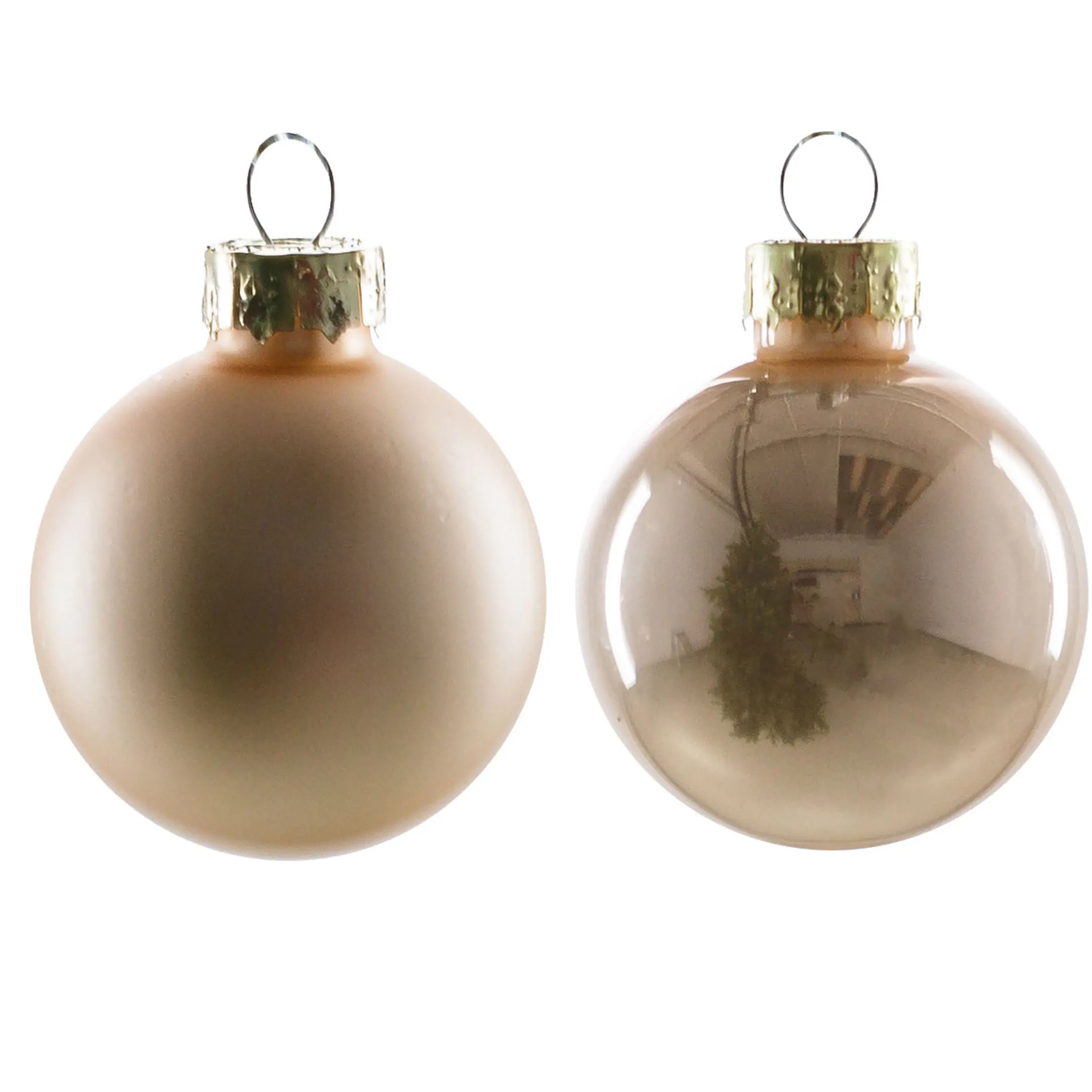 TrendLine Weihnachtskugeln aus Glas Ø 3,5 cm champagner 16 Stück