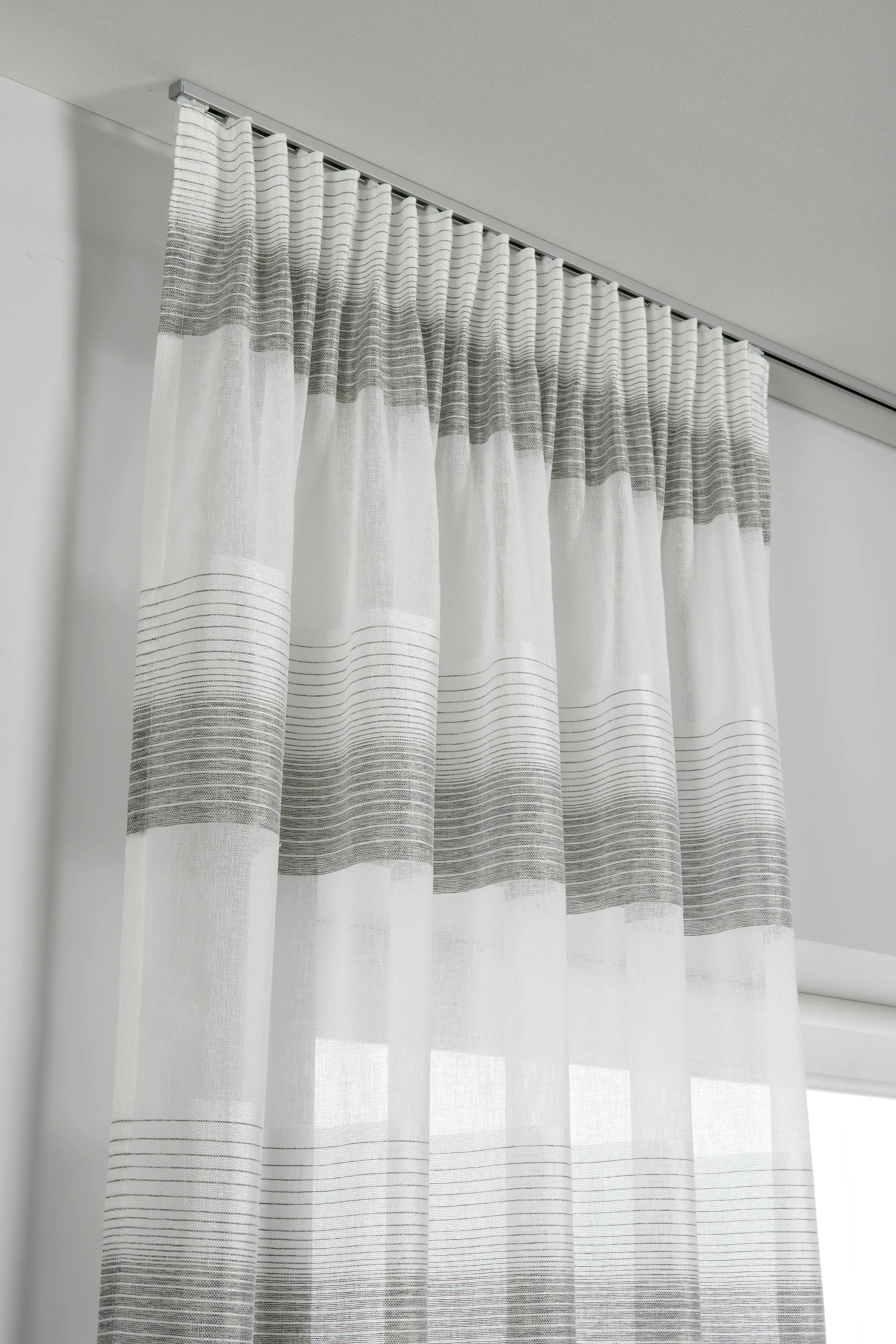 Gardinia Vorhangschienen-Set Lucy 1-läufig silber 200 cm