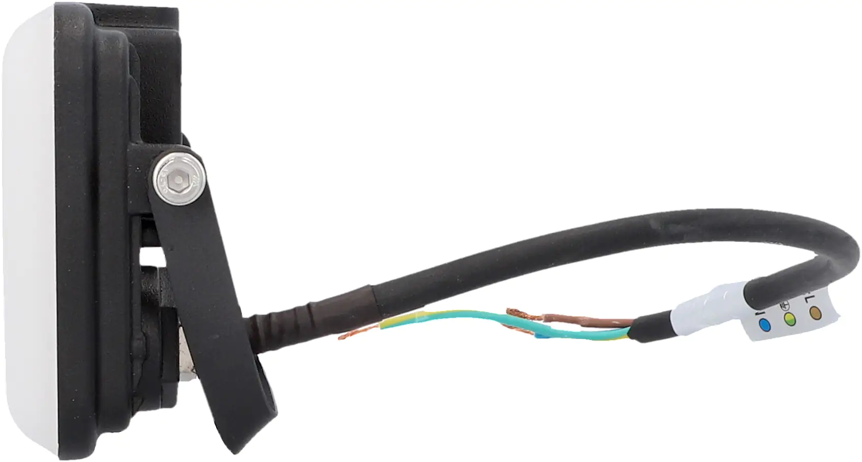 Unitec LED Strahler Design 20 Watt schwarz 2100 lm, 6500K, 25 cm Kabel