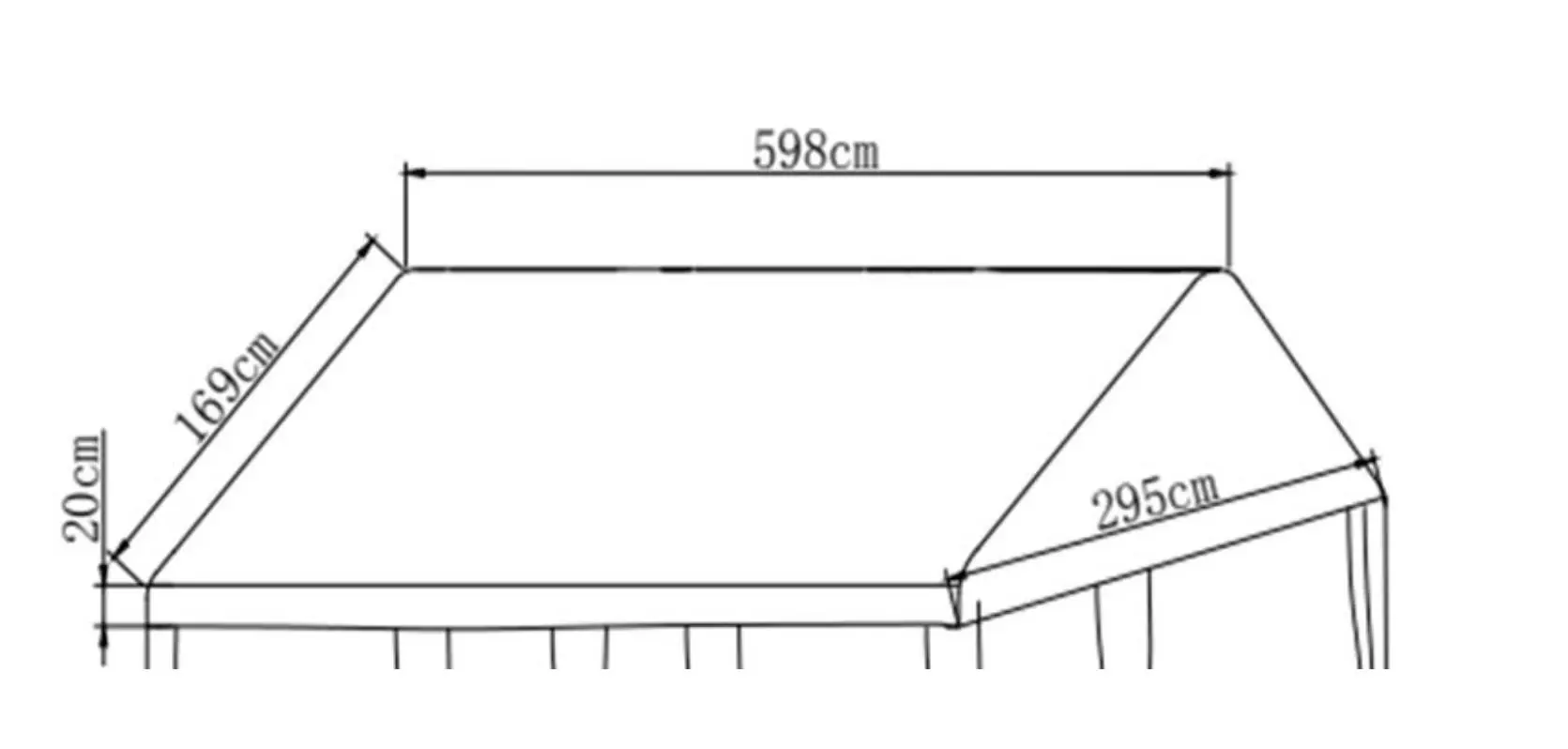 TrendLine Ersatzdach zu Großraumzelt 3 x 6 m weiss TrendLine Ersatzdach zu Großraumzelt 3 x 6 m weiss