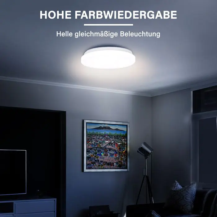 MegaLight LED Deckenleuchte Shining Basic 48cm 32 W, mit Fernbedienung MegaLight LED Deckenleuchte Shining Basic 48cm 32 W, mit Fernbedienung