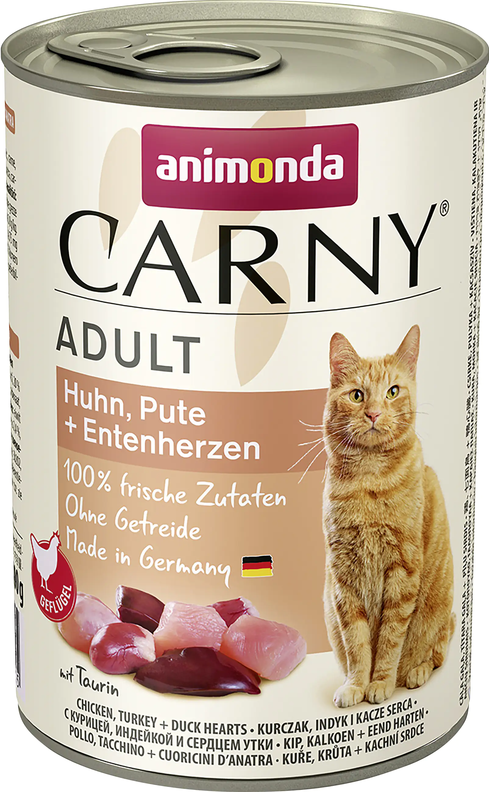 Animonda Carny Adult Huhn Pute + Entenherzen 400 g