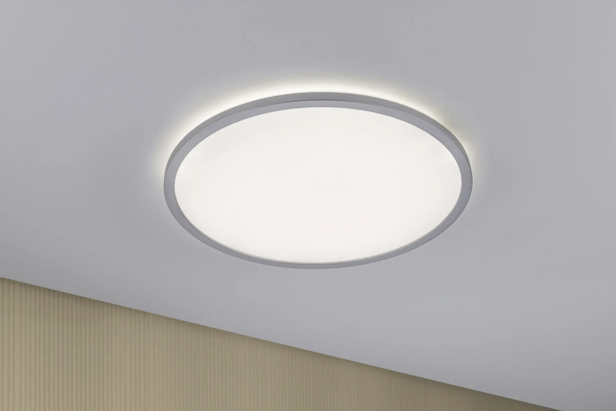 Paulmann LED Panel Atria Shine chrom-matt Ø 42 cm warmweiß dimmbar