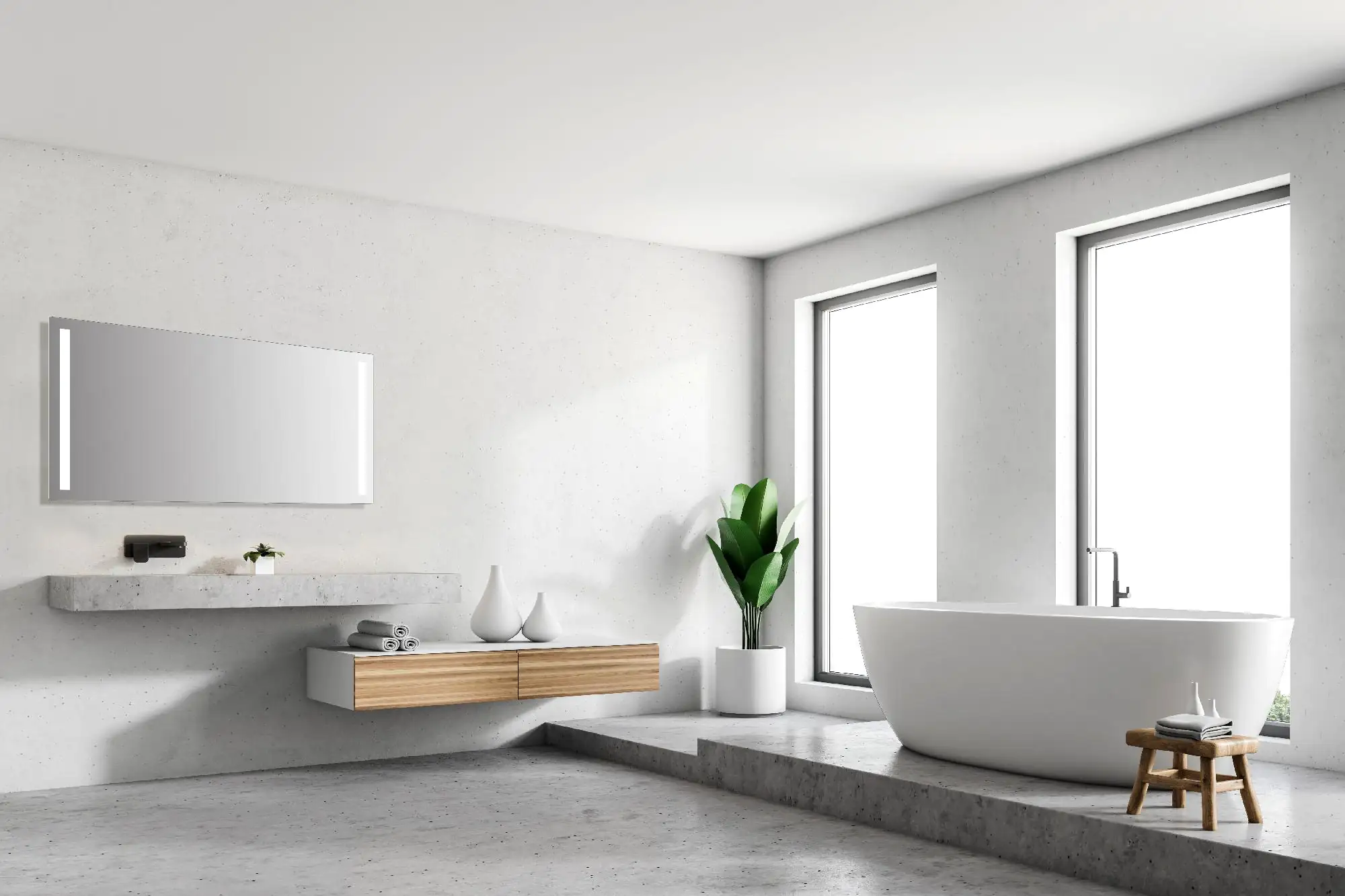 DSK Design LED Lichtspiegel Silver Dream 140 x 70 cm