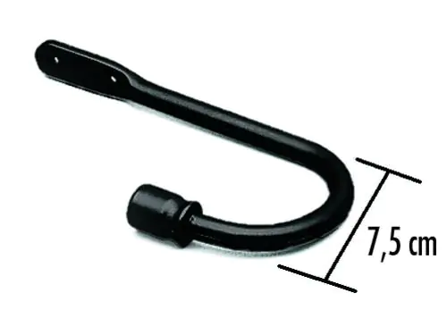 Gardinia Raffbügel Edelstahloptik