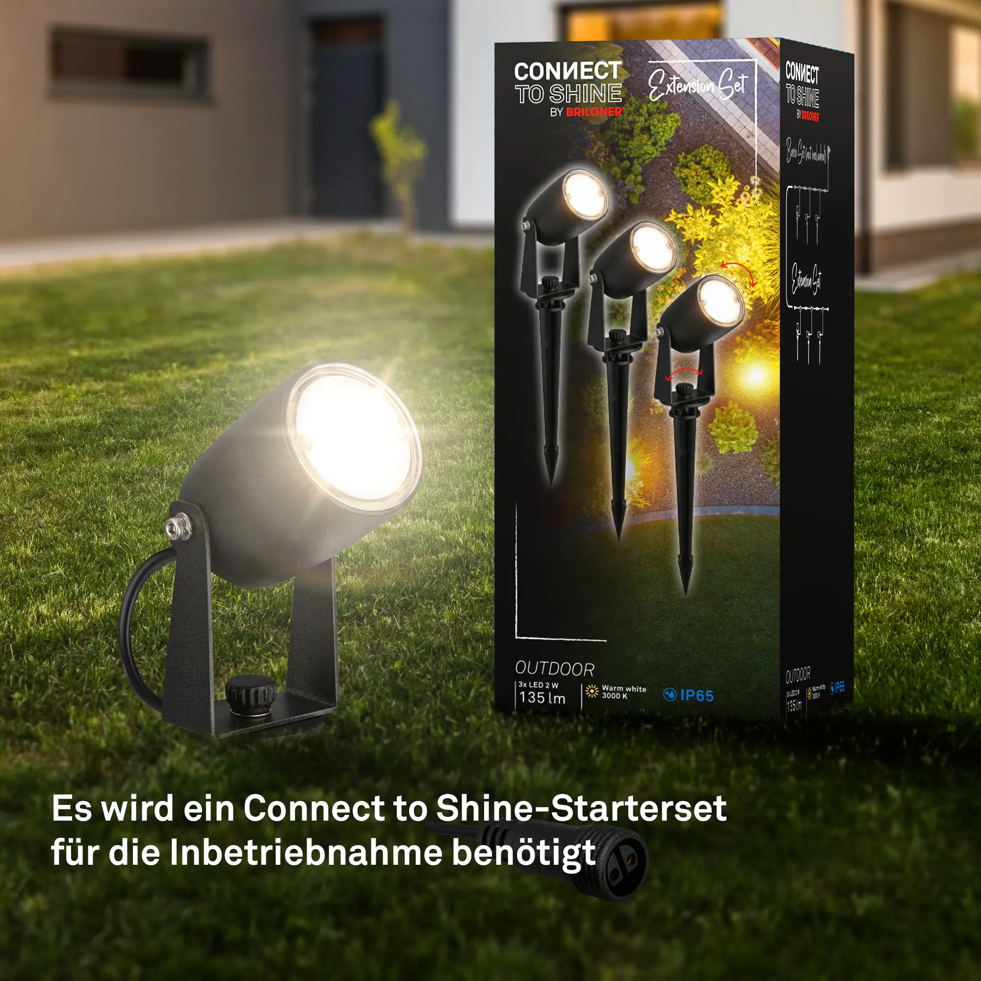 Briloner LED Wegeleuchte Iris Connect to Shine 3er Erweiterungsset 3x2W warmweiß Briloner LED Wegeleuchte Iris Connect to Shine 3er Erweiterungsset 3x2W warmweiß