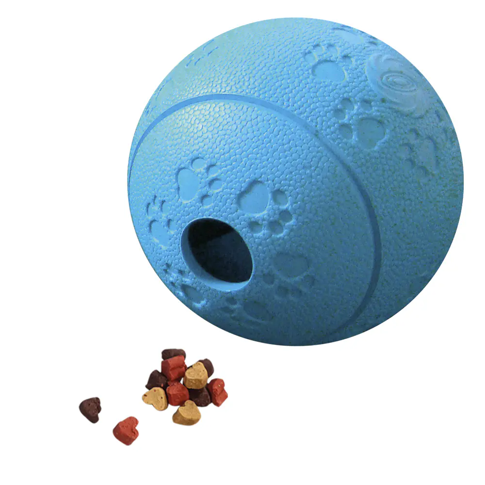 Nobby Hundespielzeug Vollgummi Snackball blau 11 cm
