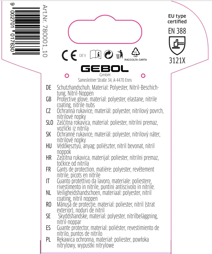 Gebol Handschuh Crocus  