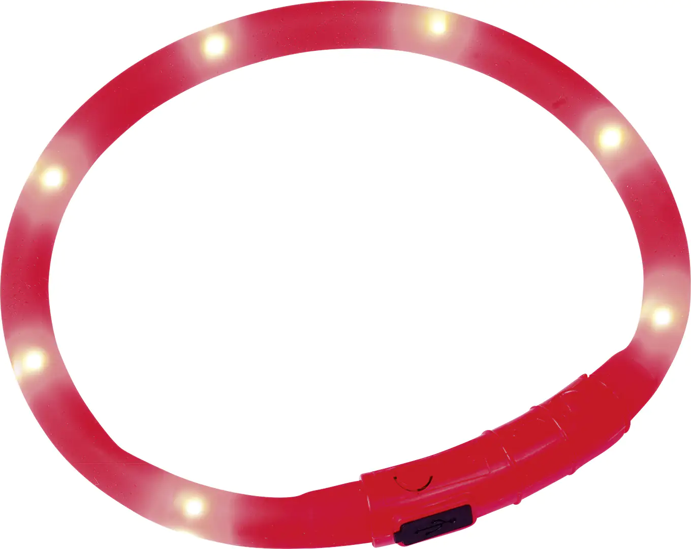 Nobby LED Leuchthalsband Visible rot für Hunde mit kurzem Fell Nobby LED Leuchthalsband Visible rot für Hunde mit kurzem Fell