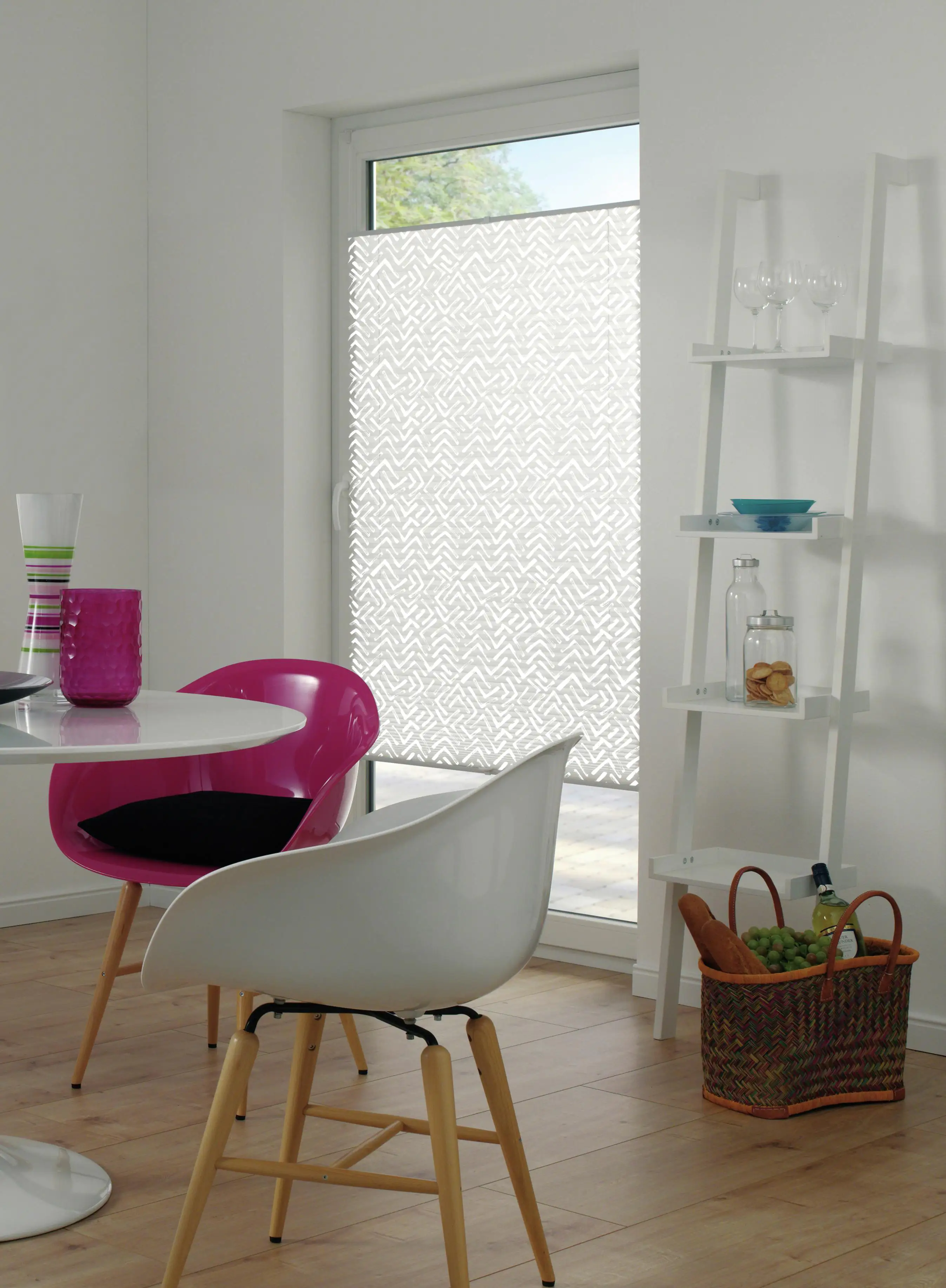 Gardinia Plissee weiß Lissy Pigment Gardinia Plissee weiß Lissy Pigment