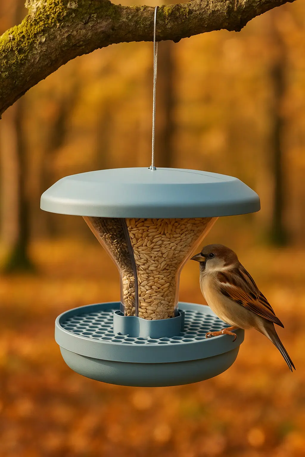 Swissinno Vogelfutterhaus Davos hellblau Swissinno Vogelfutterhaus Davos hellblau