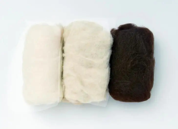 Glorex Schafwolle naturmix 3 x 10 g