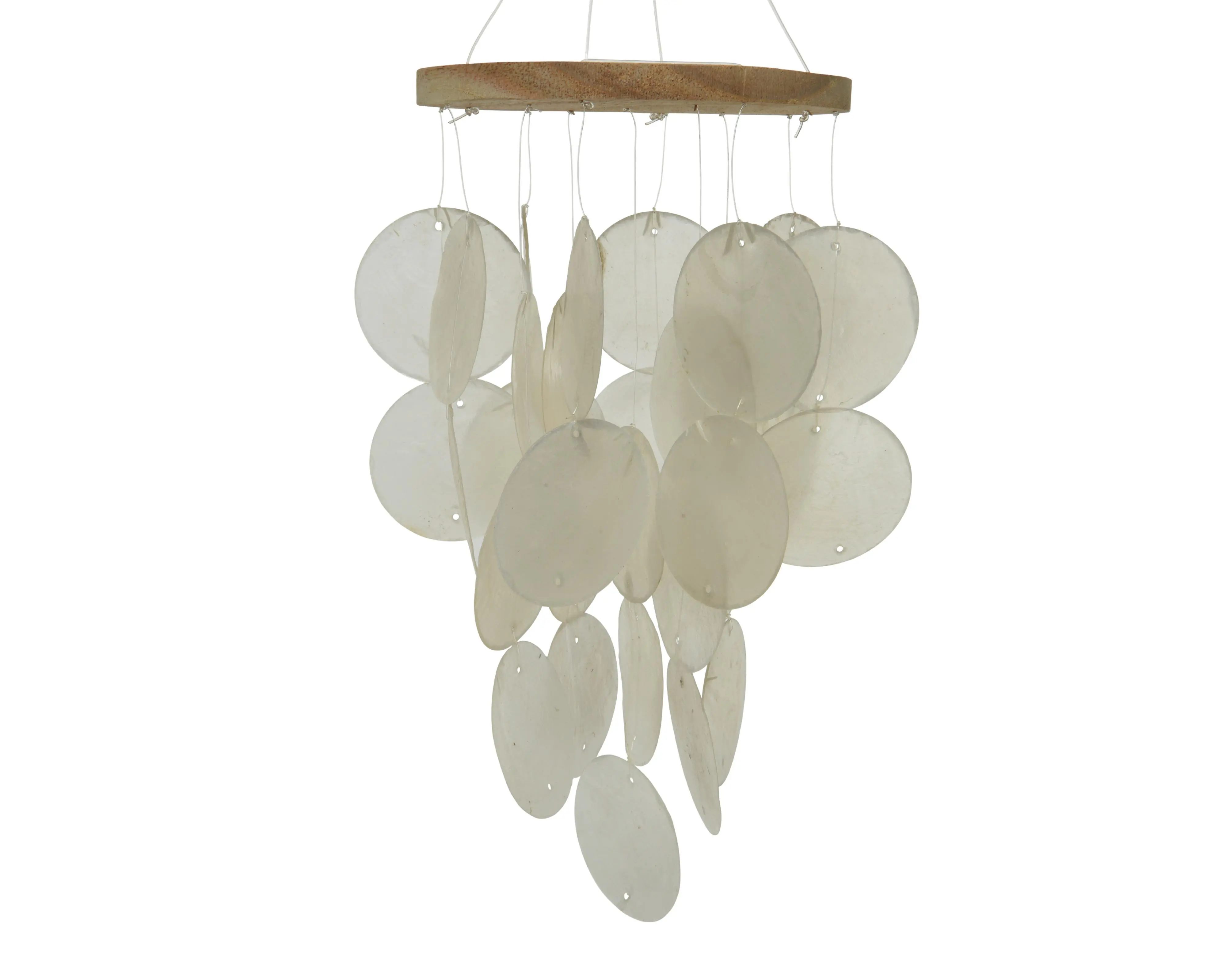 Kaemingk Deko-Anhänger Windspiel Capiz 24 cm