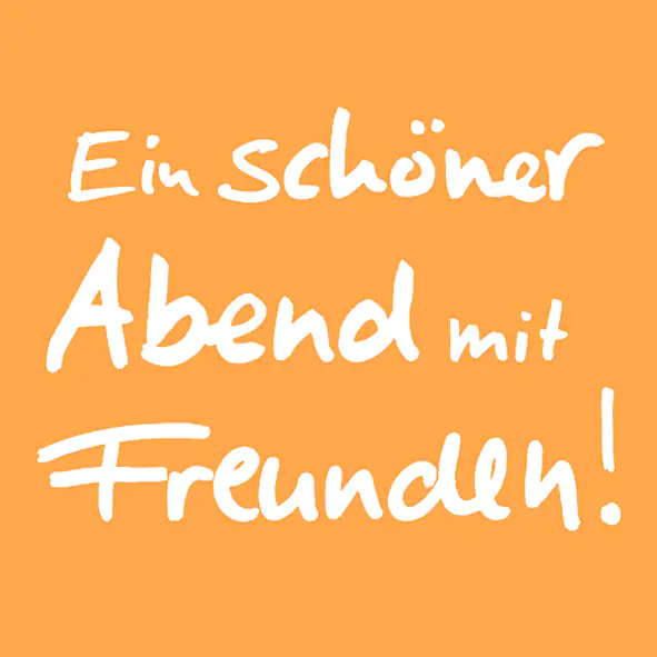 Braun & Company Servietten orange 33 x 33 cm - 20er Pack