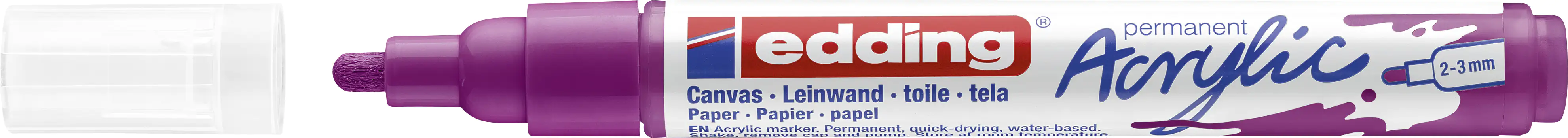 edding 5100 Acrylmarker medium beere