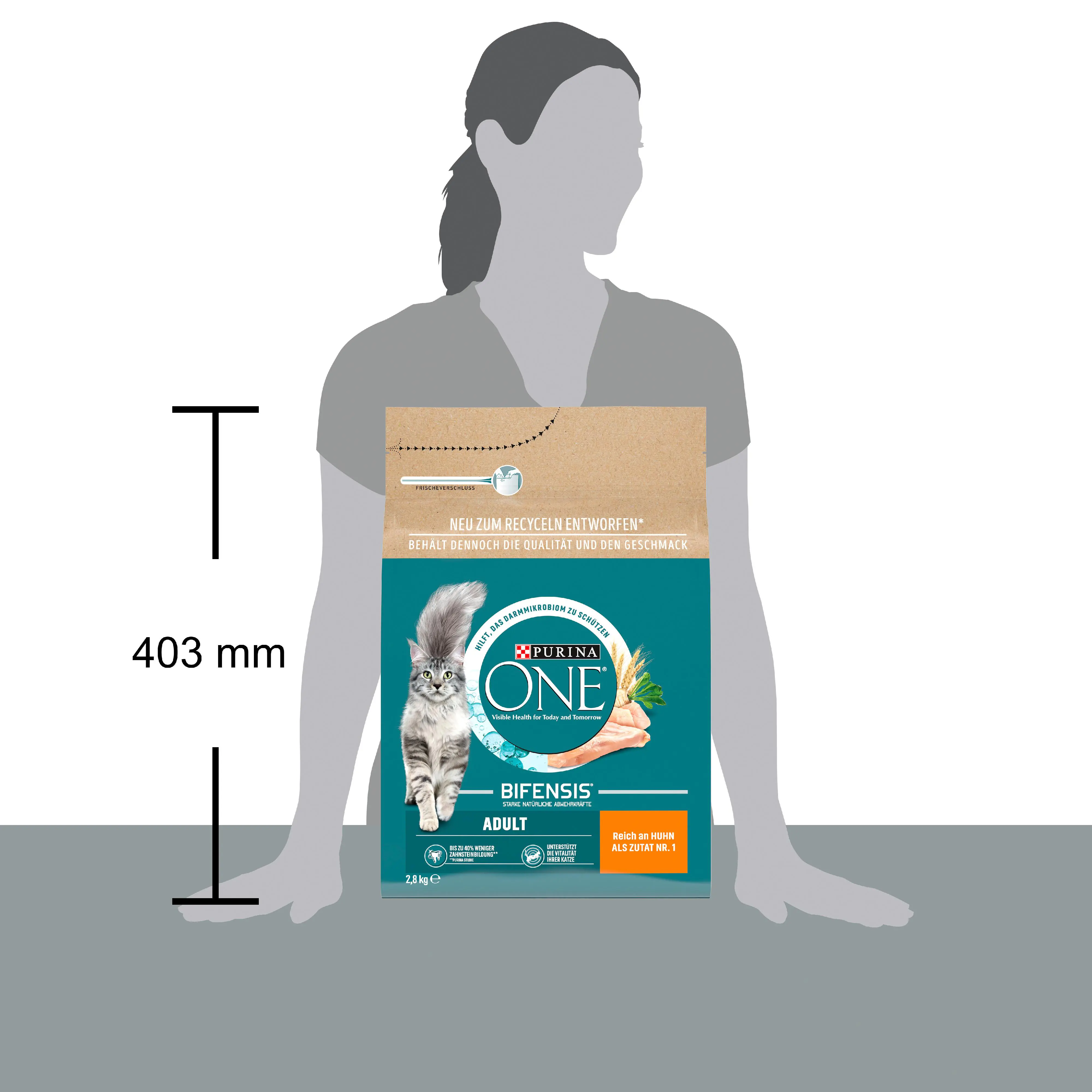 Purina One Katzenfutter Adult reich an Huhn 2,8 kg