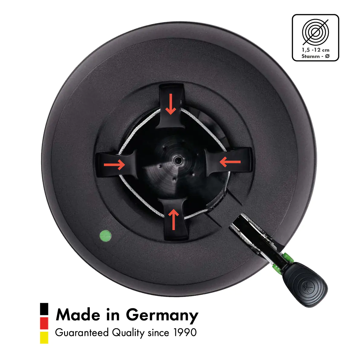Krinner Christbaumständer GreenLine Comfort Grip S Stamm Ø: bis 11 cm Krinner Christbaumständer GreenLine Comfort Grip S Stamm Ø: bis 11 cm