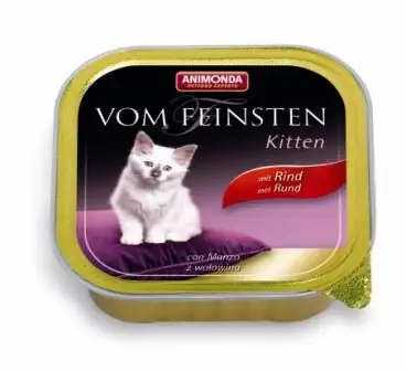 Animonda Vom Feinsten Kitten Katzennassfutter mit Rind, 100 g