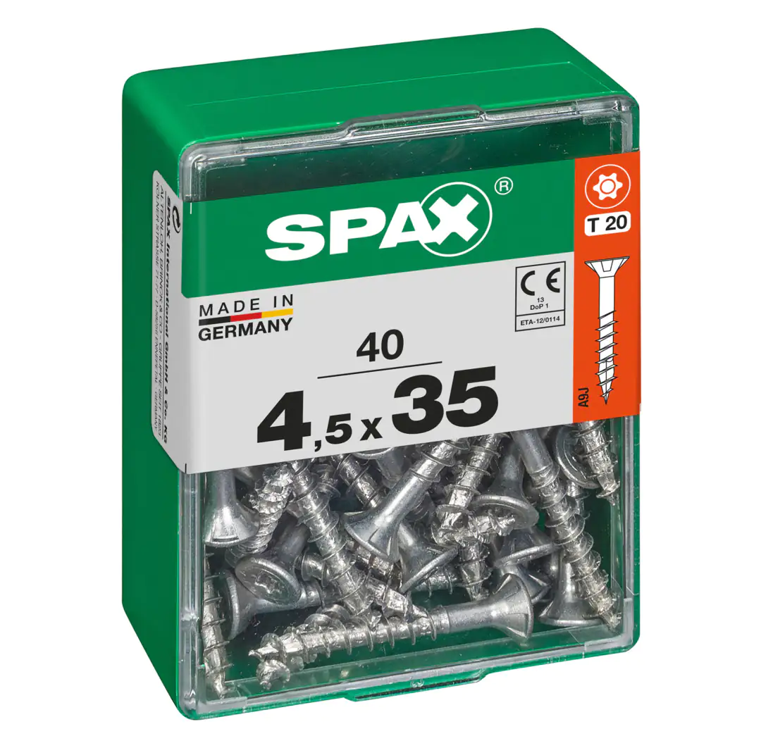 Spax Universalschrauben 4.5 x 35 mm TX 20 - 40 Stk.
