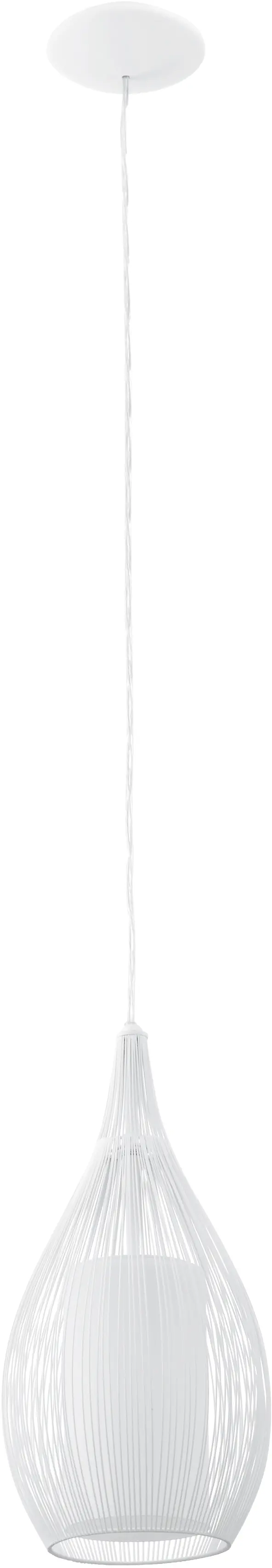 Eglo Pendelleuchte Razoni E27 Ø 19cm weiß Eglo Pendelleuchte Razoni E27 Ø 19cm weiß