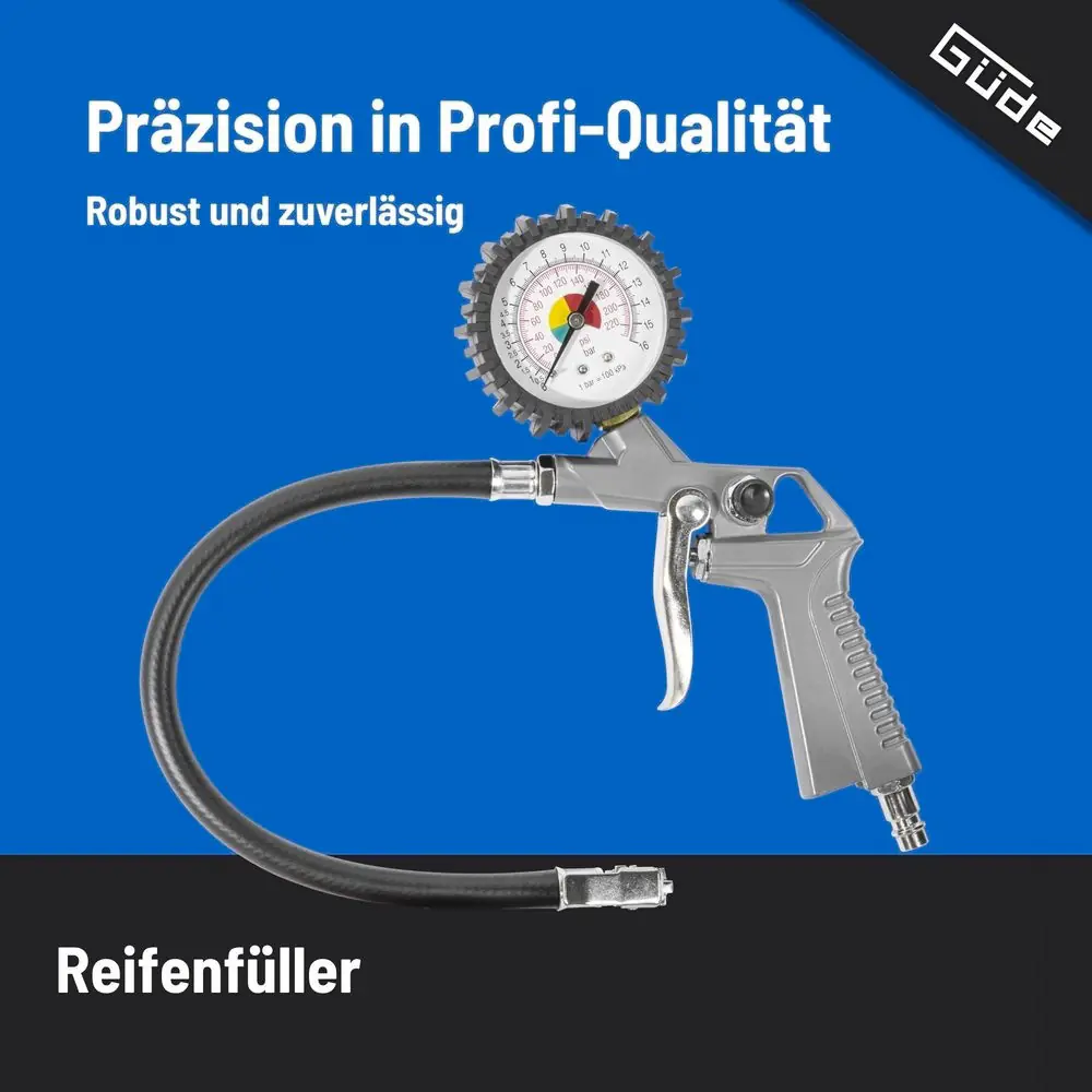 Güde Reifenfüller Standard mit Manometer