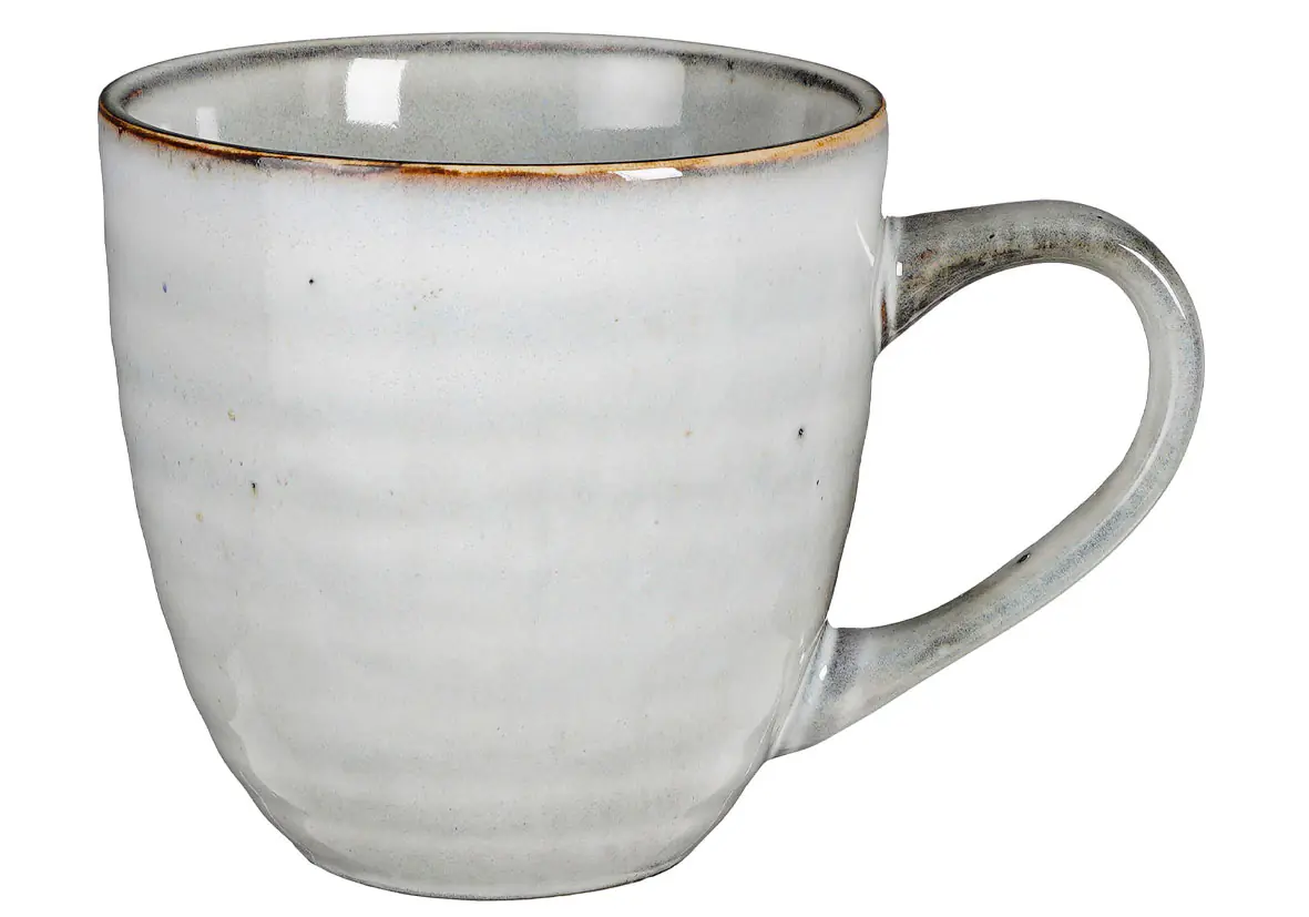 Mica Becher Tabo grau, 9 cm x 9 cm