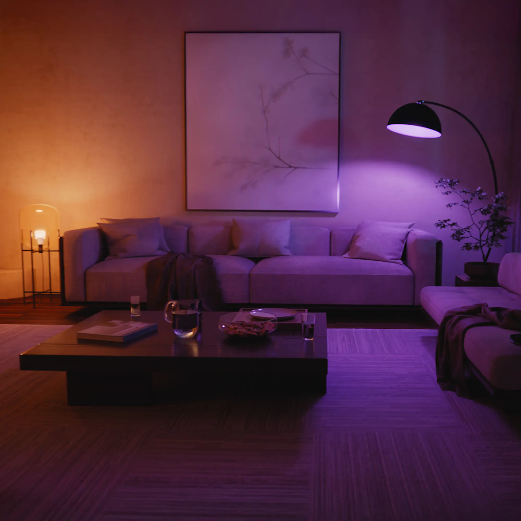 Philiph Hue Smart LED Leuchtmittel 8,1 W E27 warmweiß dimmbar