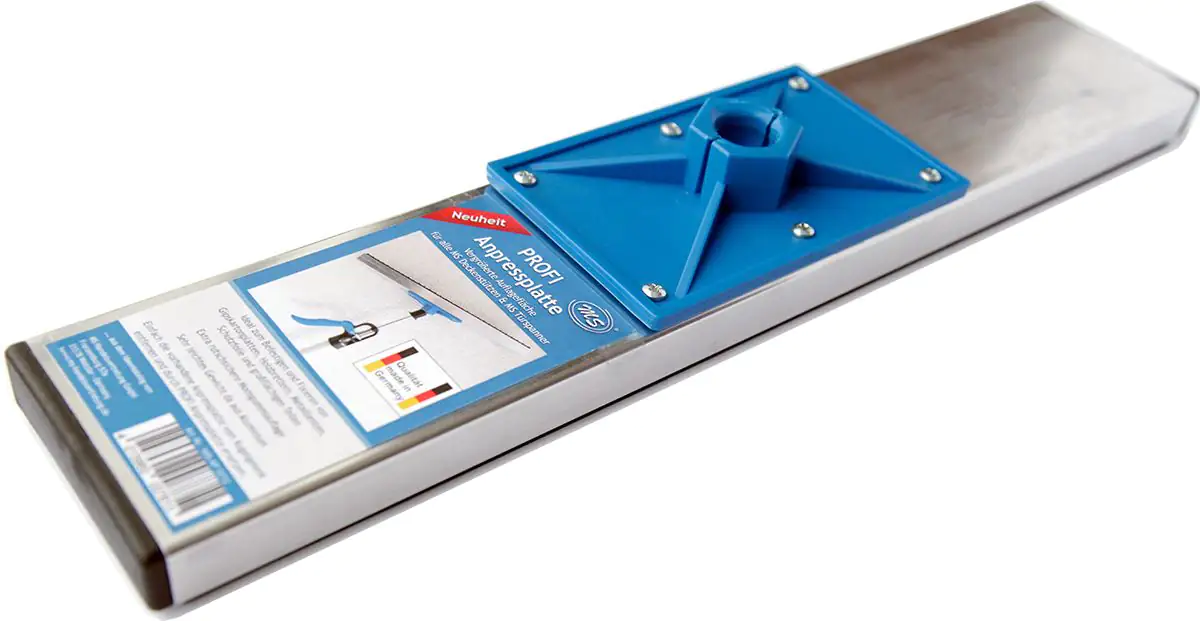 4015960007811 Profispann Anpressplatte Alu Dritte Hand 40 x 8 cm