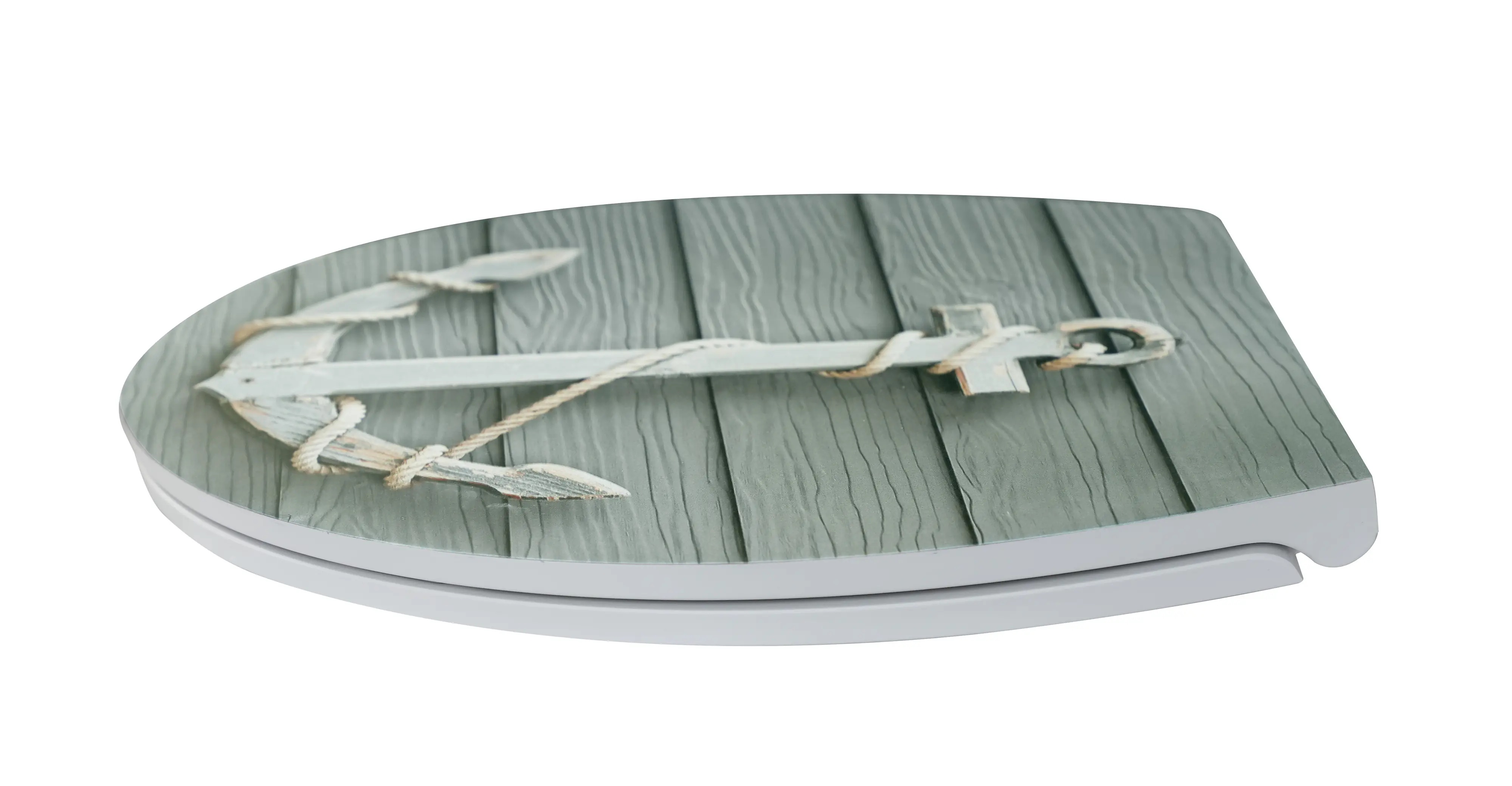 Primaster WC-Sitz mit Absenkautomatik Anker weiß 