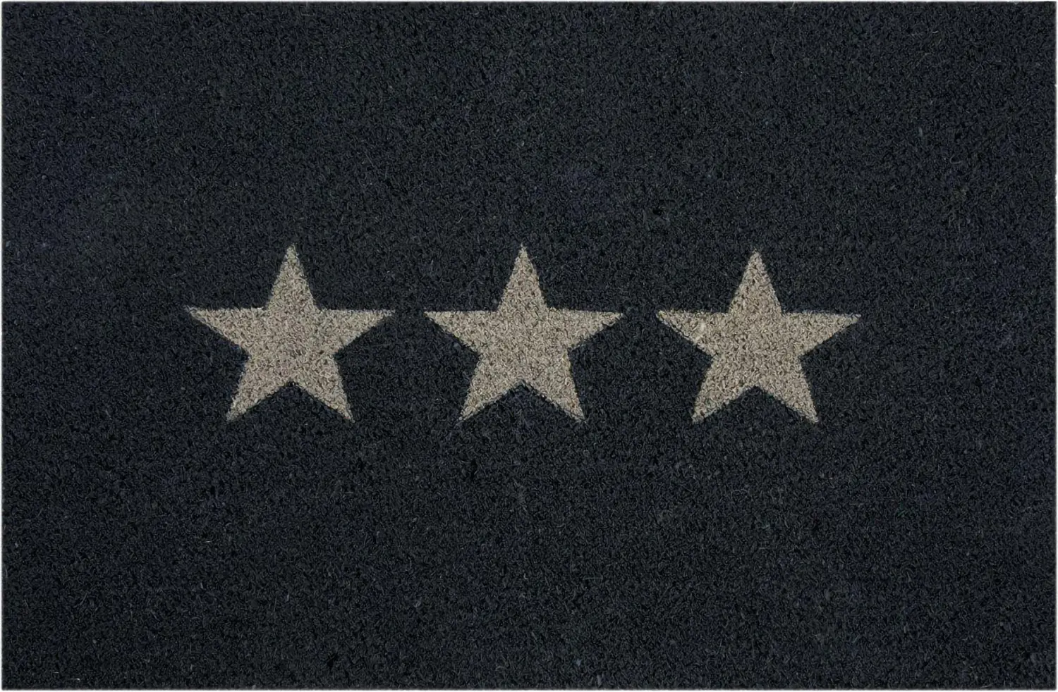 Fußmatte Stars Kokos dunkelgrau, 40 x 60 cm