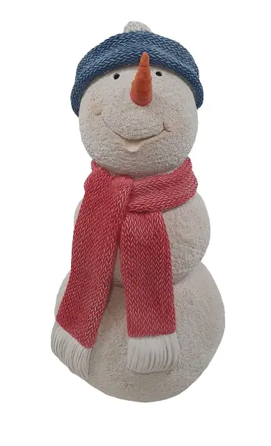 Dekofigur Schneemann mit Mütze 61 x 35,5 x 33,5 cm Dekofigur Schneemann mit Mütze 61 x 35,5 x 33,5 cm