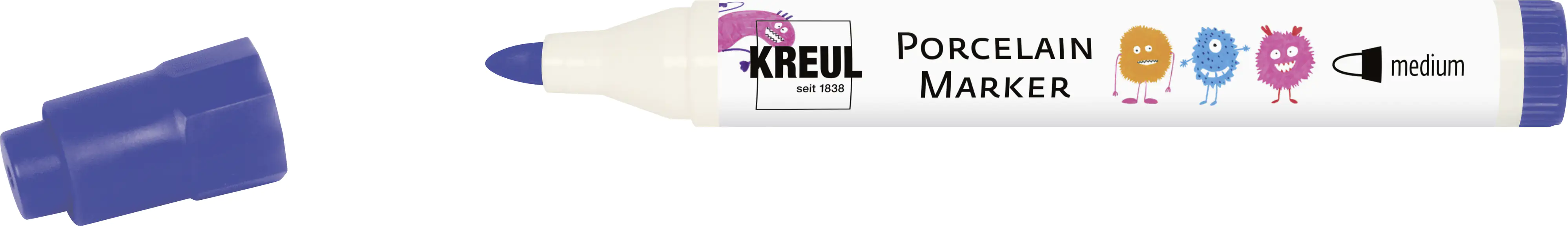 Kreul PorcelainPen easy dunkelblau 1 - 3 mm Kreul PorcelainPen easy dunkelblau 1 - 3 mm