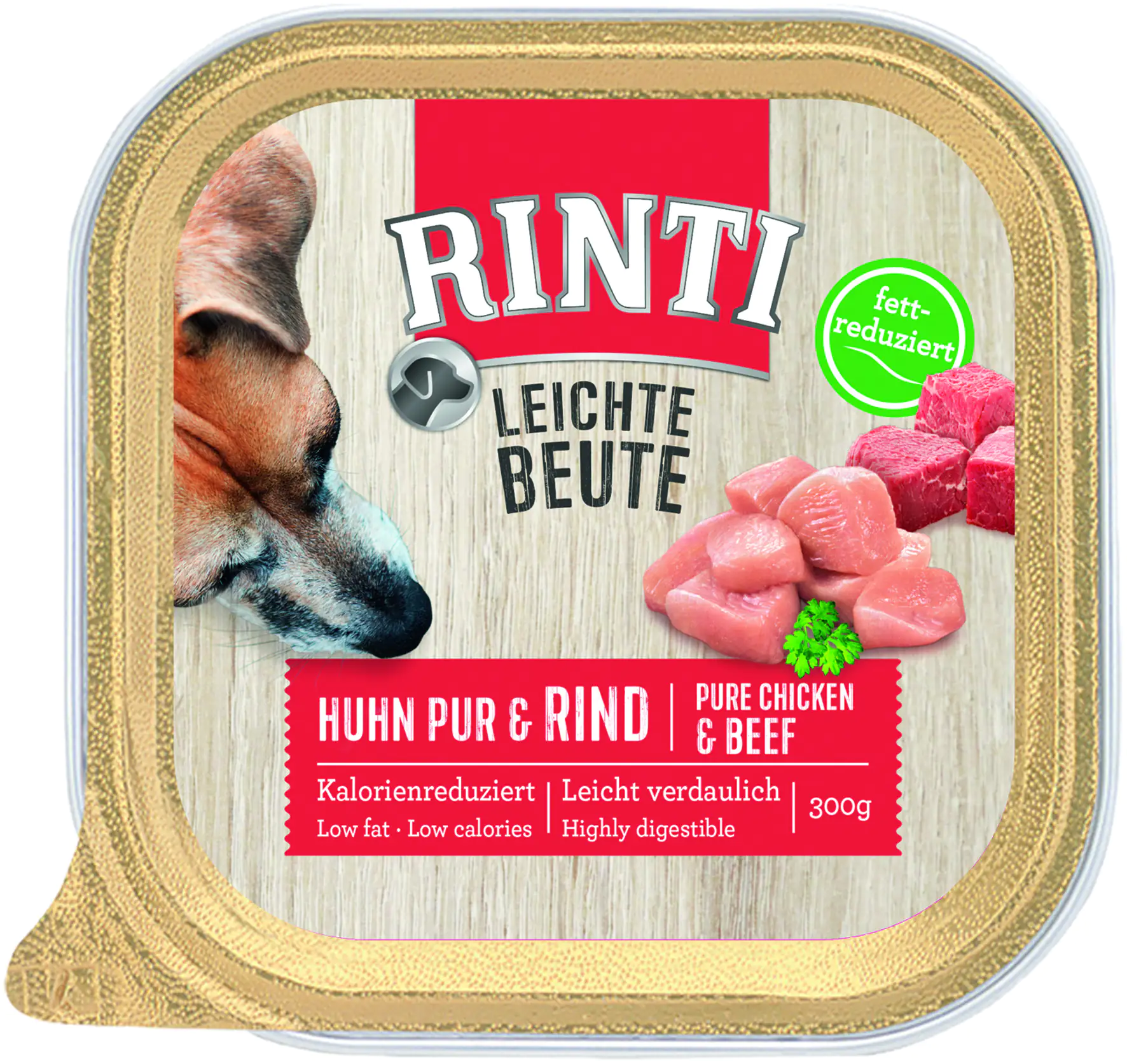 Rinti Hundenassfutter Leichte Beute Huhn Pur & Rind 300 g Rinti Hundenassfutter Leichte Beute Huhn Pur & Rind 300 g