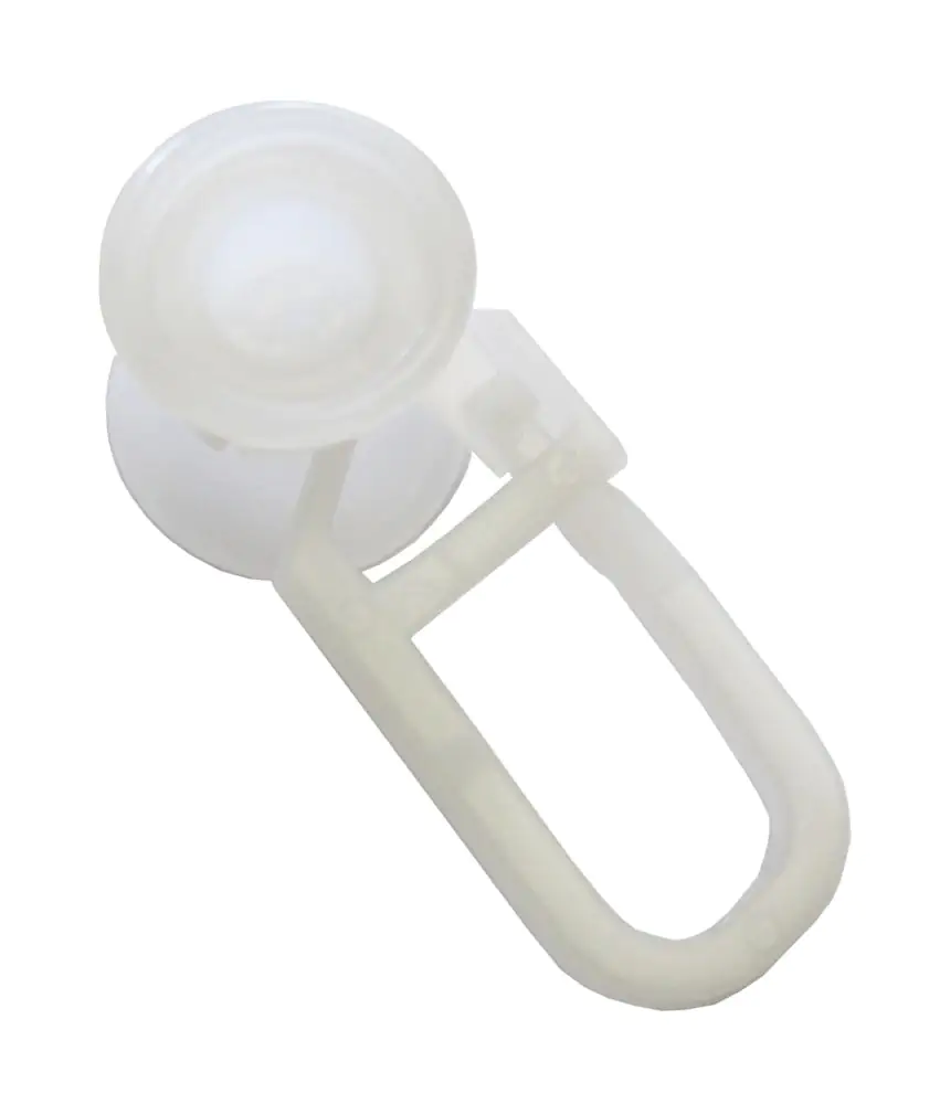 Gardinia U-Rollringe weiß, 20-er Pack