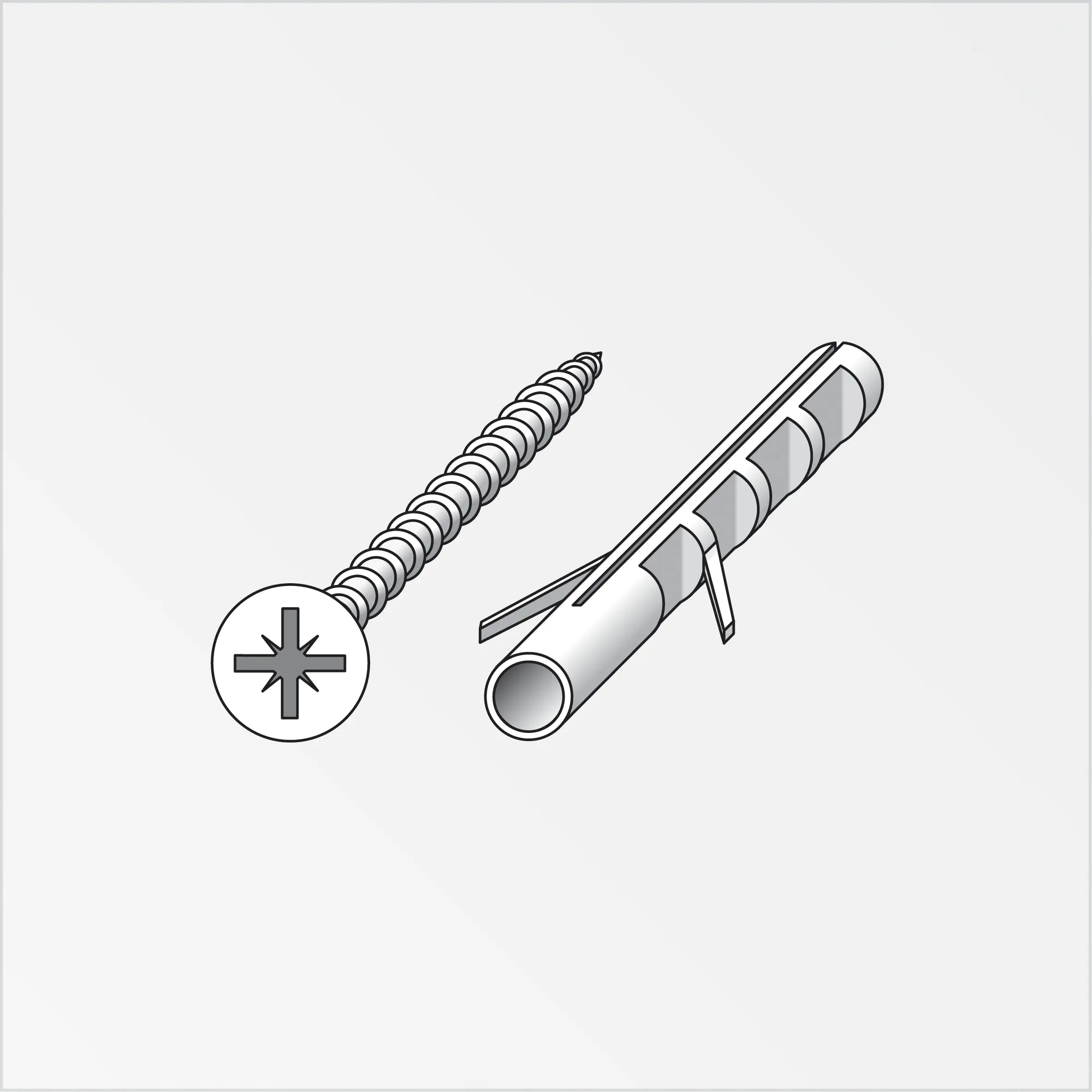 alfer Schrauben und Dübel 3 x 30 mm verzinkt champager - 10 Stk. alfer Schrauben und Dübel 3 x 30 mm verzinkt champager - 10 Stk.