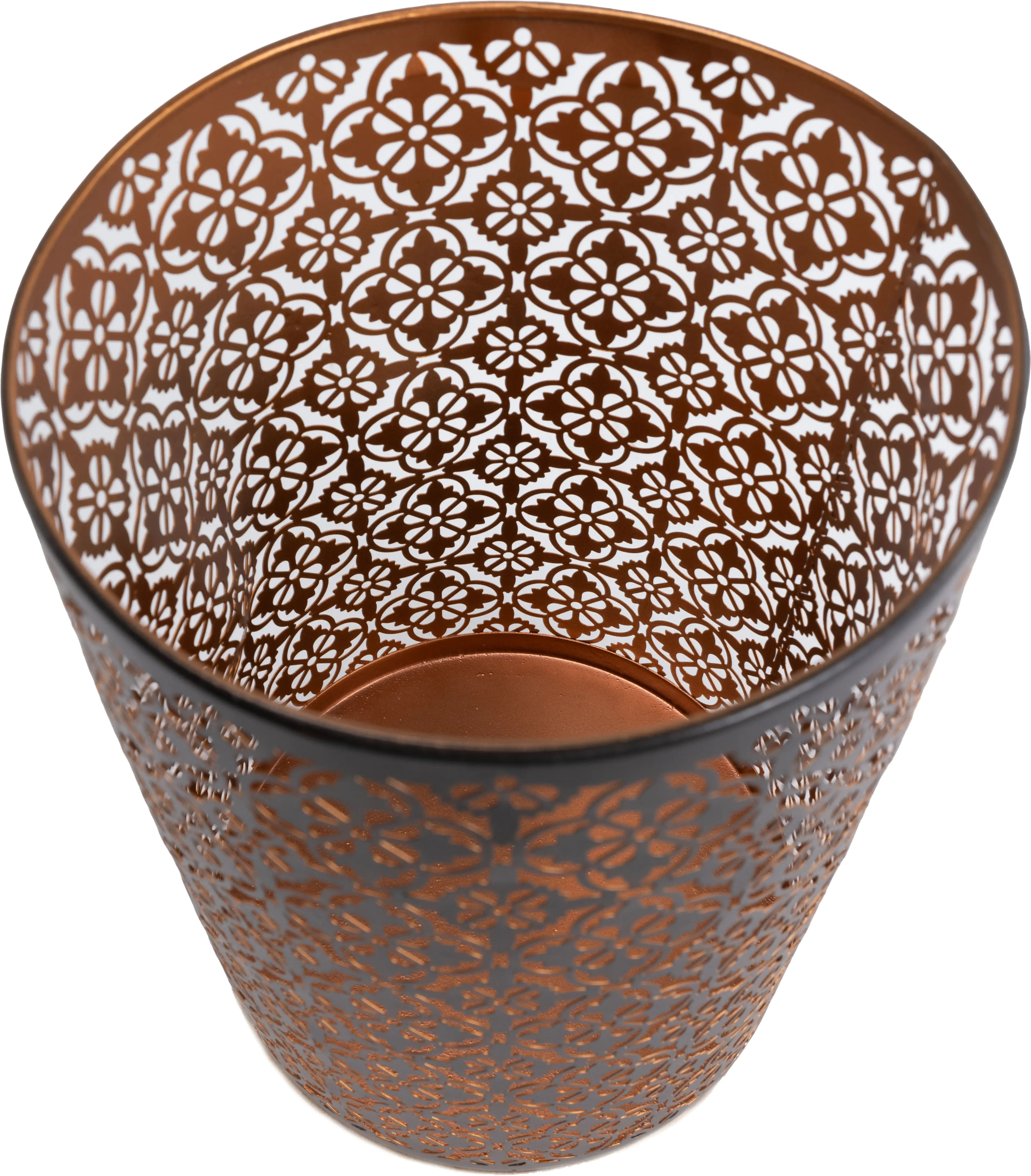 TrendLine Windlicht Metall 27 cm schwarz gold