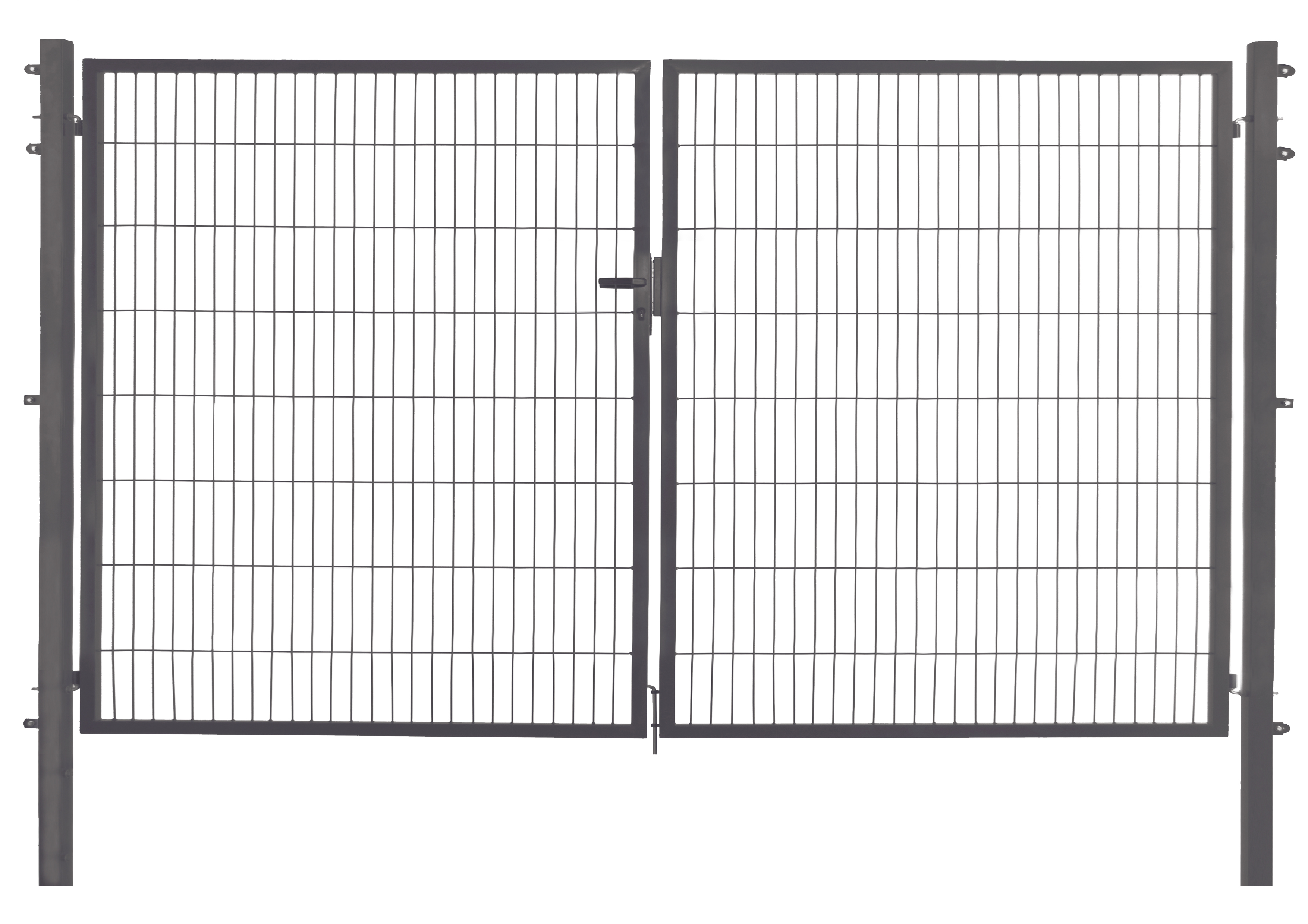 Floraworld Gartentor doppelflügelig Comfort 300 x 160 cm anthrazit