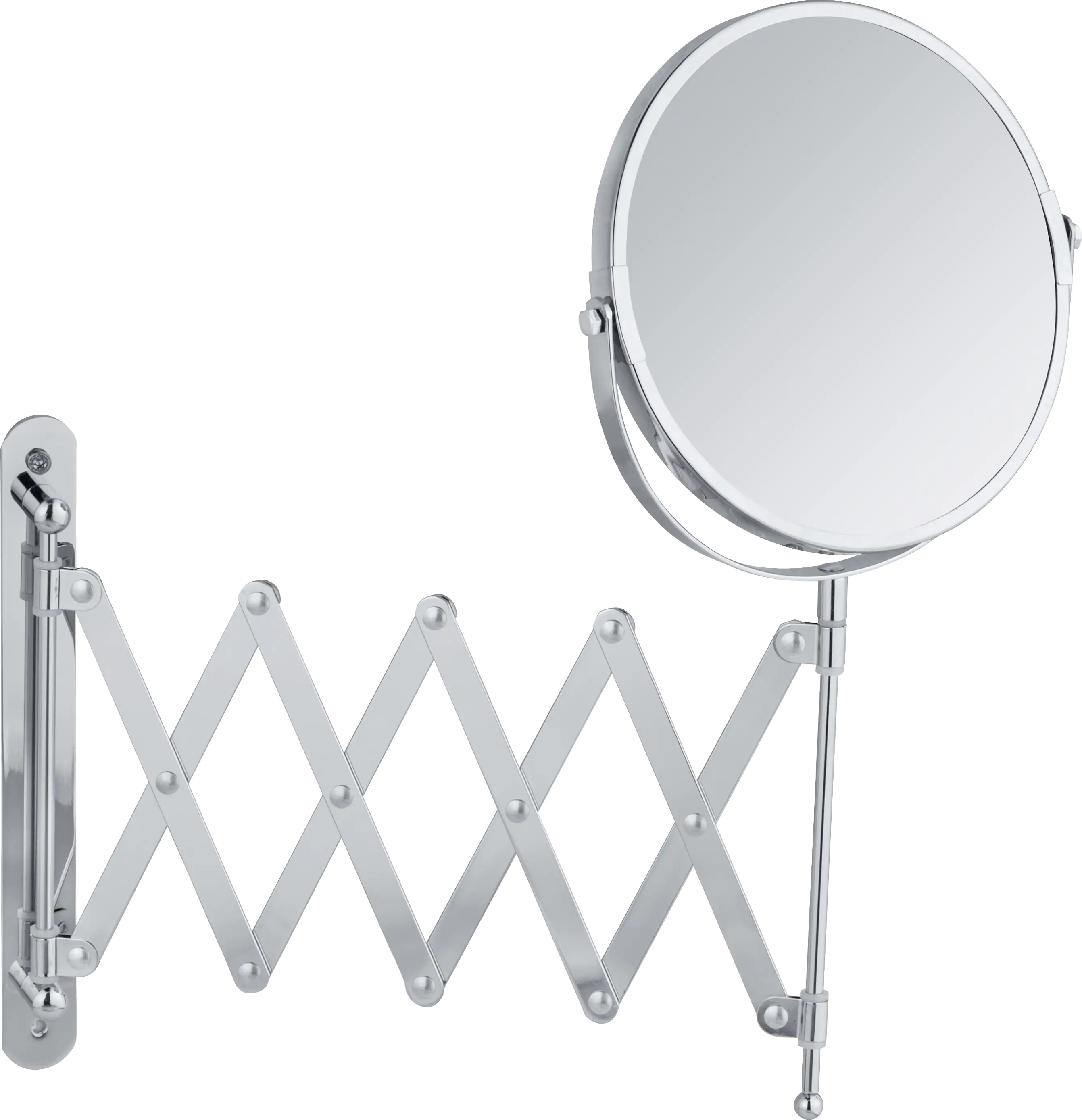 Wenko Exclusiv Teleskop-Wandspiegel verchromt