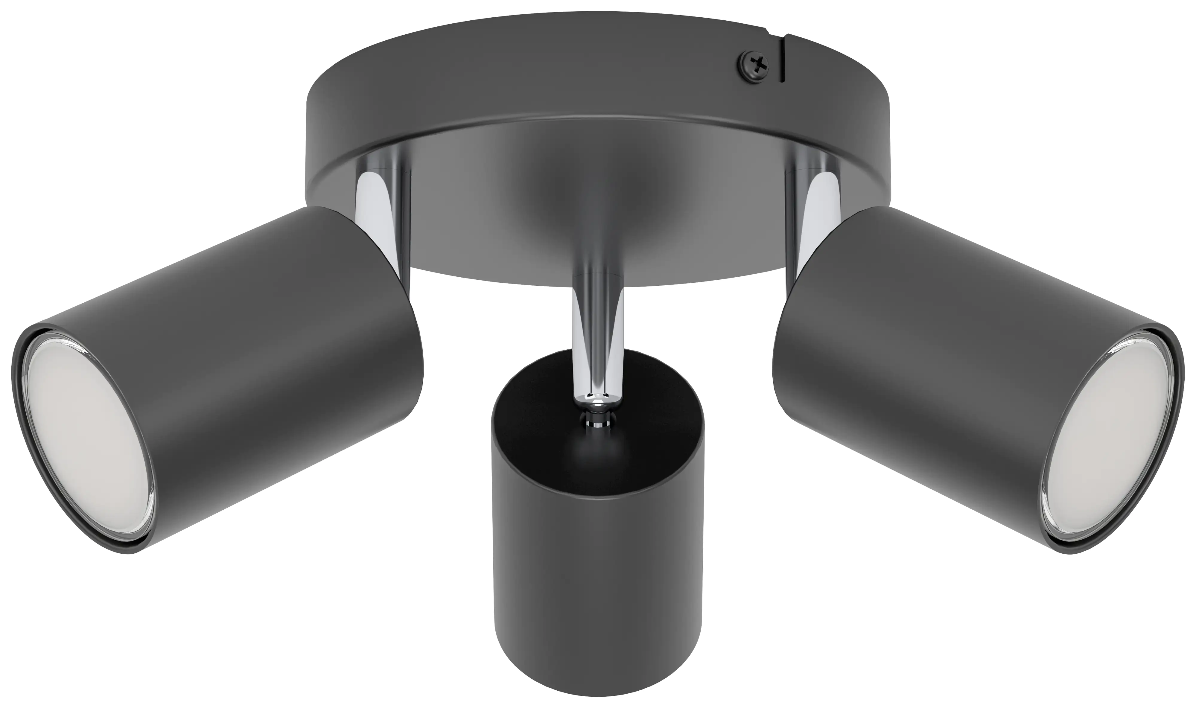 Eglo 3er Spot Rondell Reciso-E schwarz Ø 14 cm Eglo 3er Spot Rondell Reciso-E schwarz Ø 14 cm