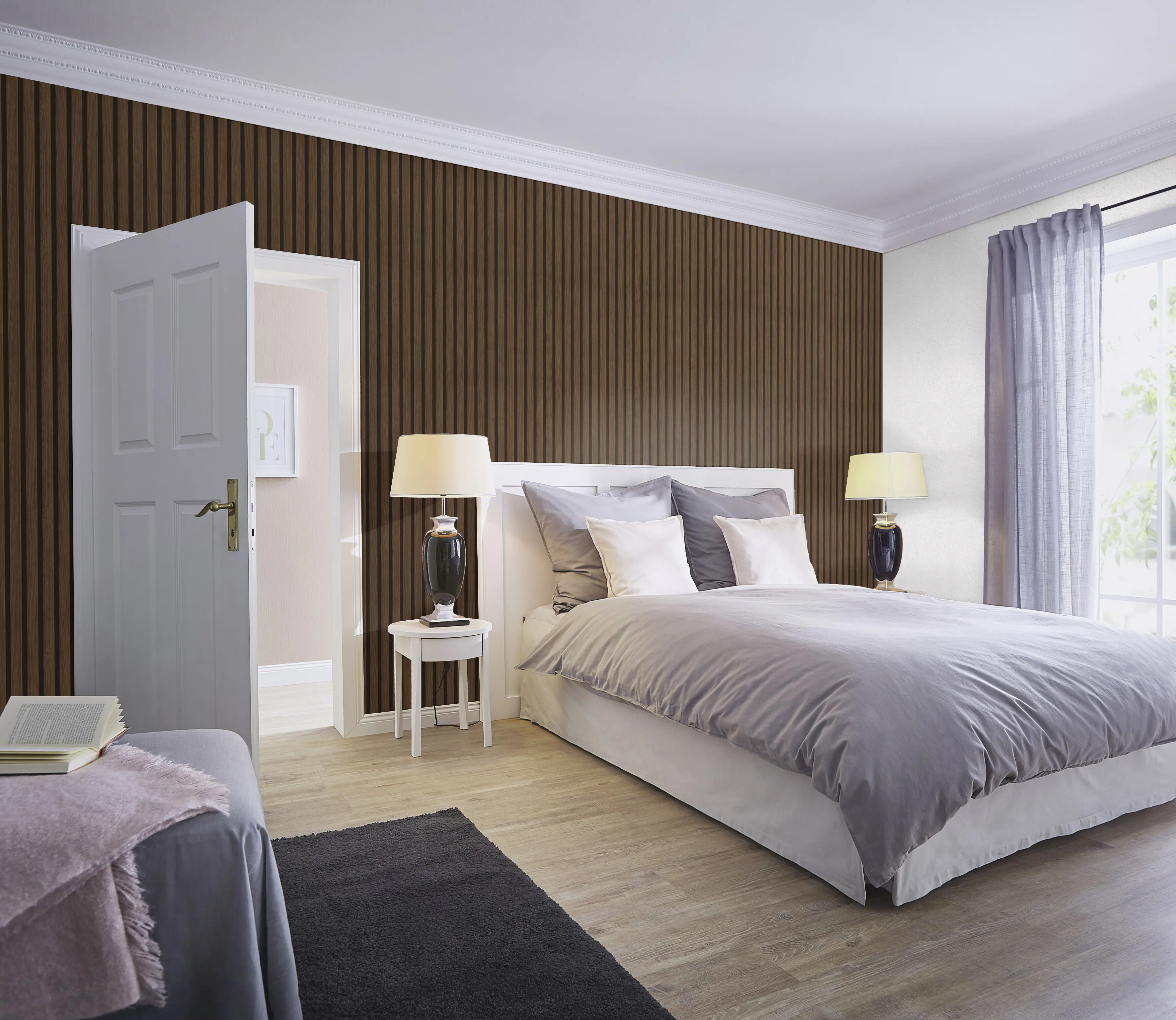 Rasch Prägetapete 823417 Selection Struktur weiß 10,05 x 0,53 m