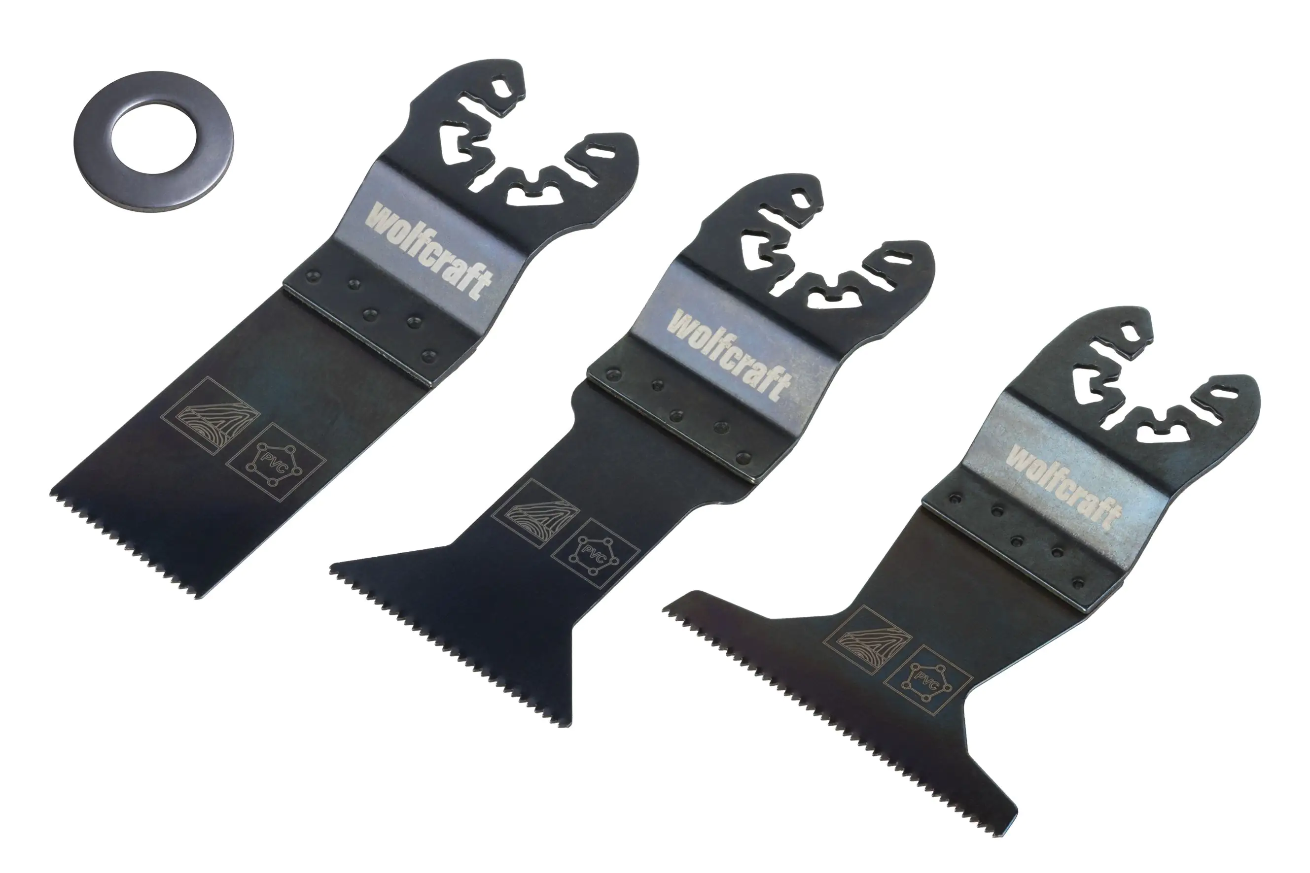 4006885849006 Wolfcraft Vibrations-Set Trockenbau HCS 3-teilig