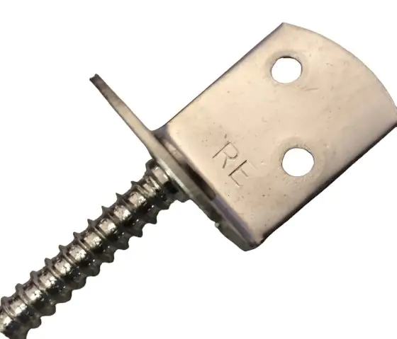 TrendLine Flechtzaunbeschlag 30 x 33 x 38 mm Edelstahl