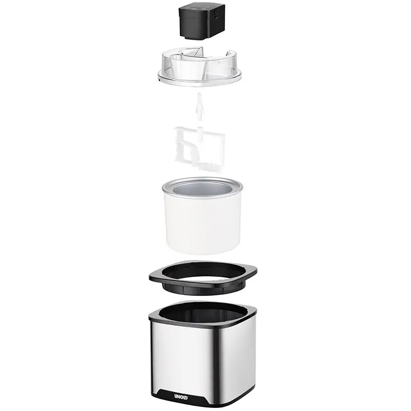 Unold Eismaschine Gelato 48855 1,5 L Edelstahl