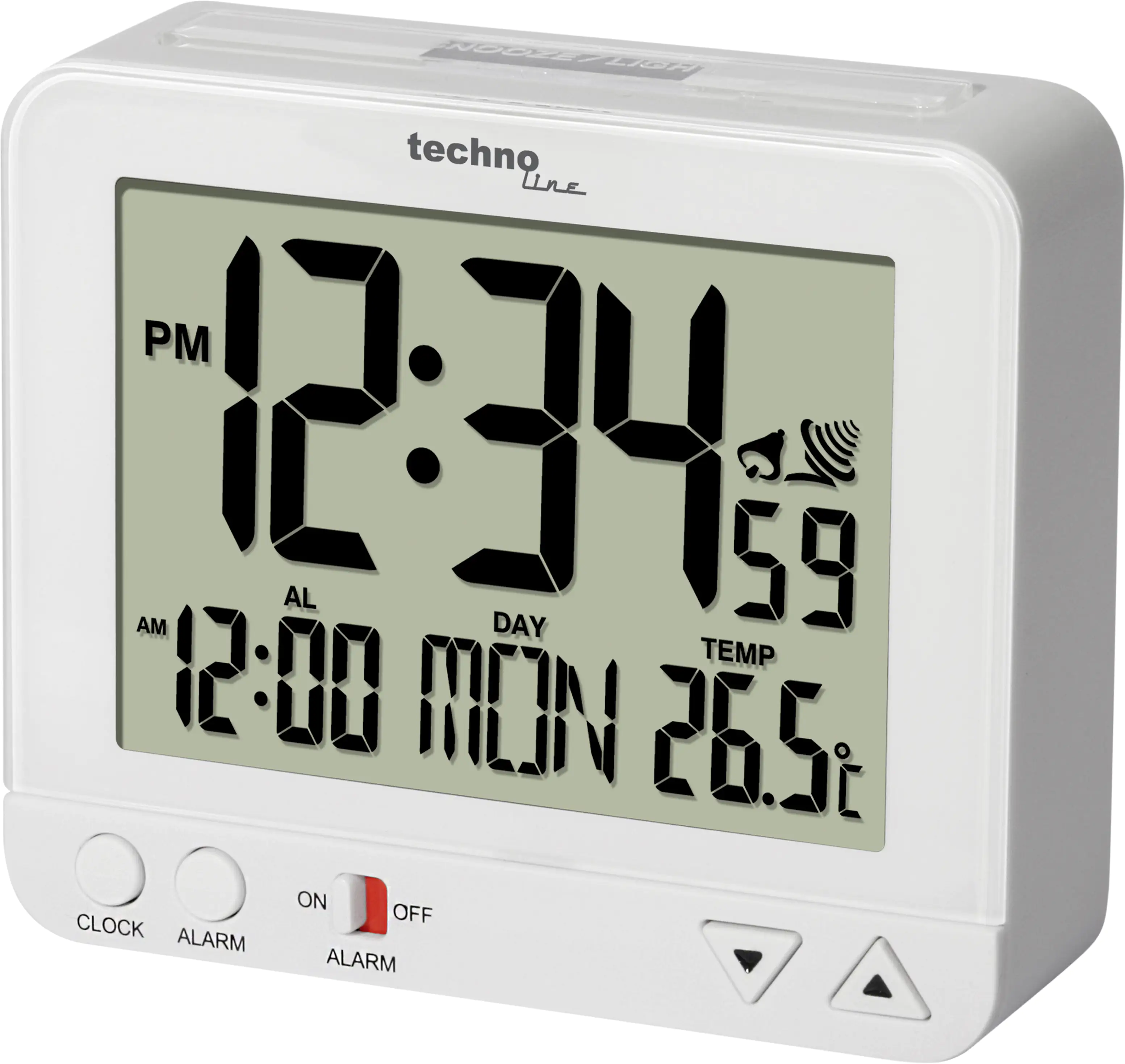 Technoline Funkwecker WT 195 digital weiß