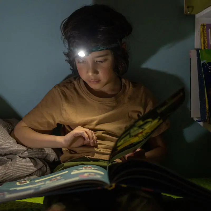 Ledlenser LED-Stirnlampe für Kinder Kidled4R Dino-Motiv grün