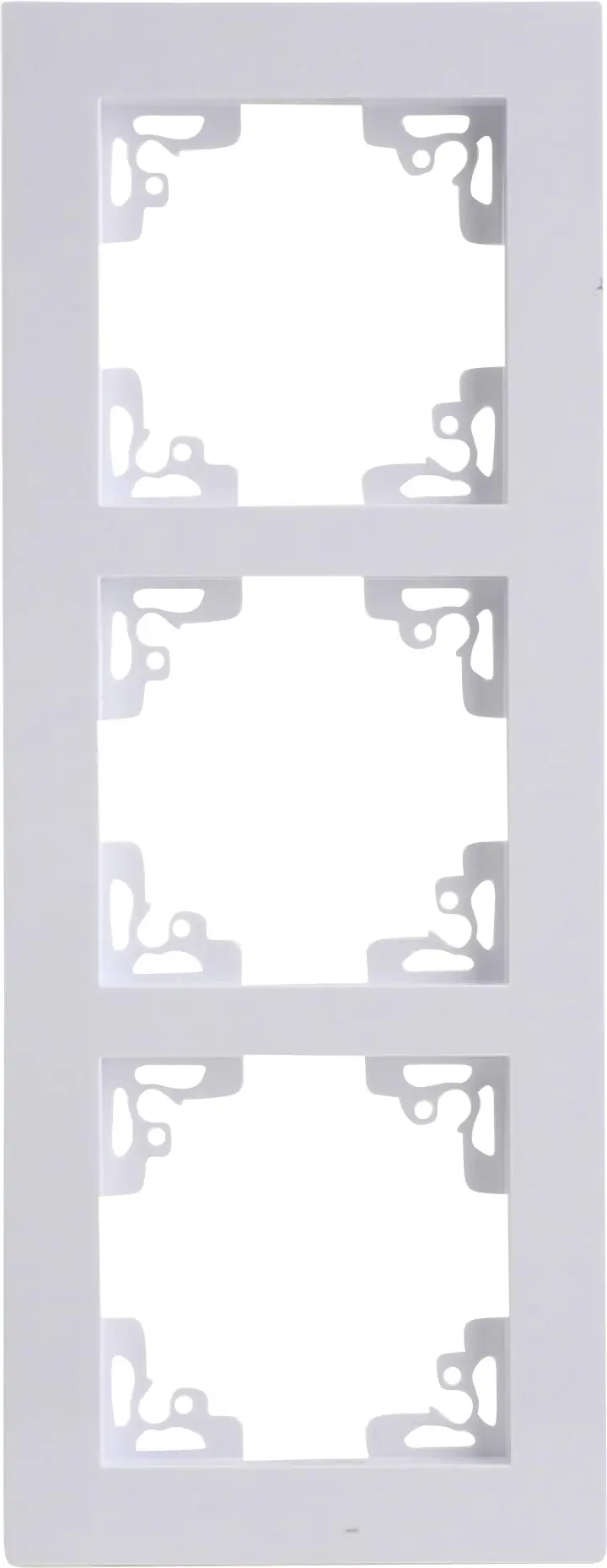 Unitec Abdeckrahmen 3-fach Melbourne S702 ultraweiß