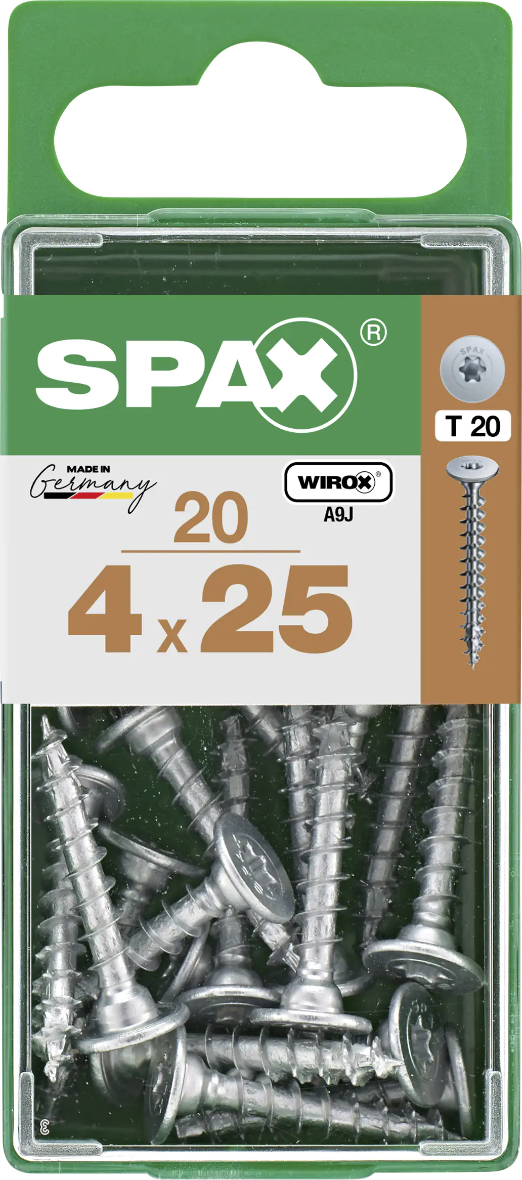 Spax Möbelbauschrauben 4.0 x 25 mm TX 20 - 20 Stk.