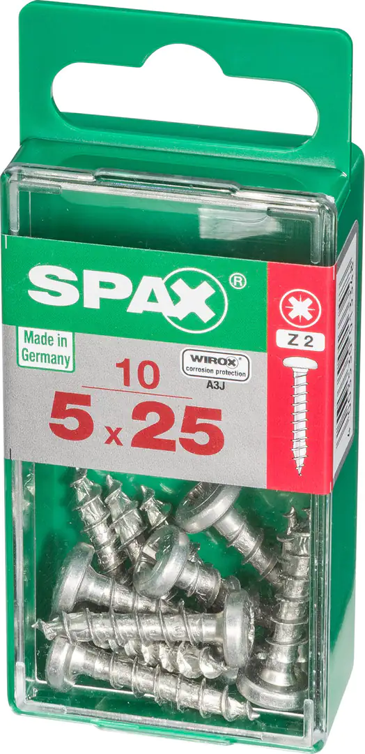 Spax Universalschrauben 5.0 x 25 mm TX 20 - 10 Stk.